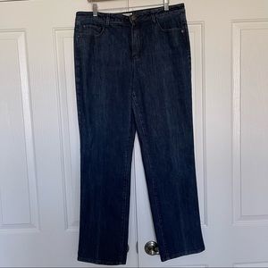 Coldwater Creek Jeans Dark Wash Bootcut Leg Women’s size 16